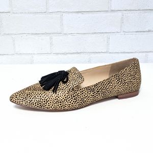 NWOB Sole Society Hadlee Tassel Leopard Loafer 10